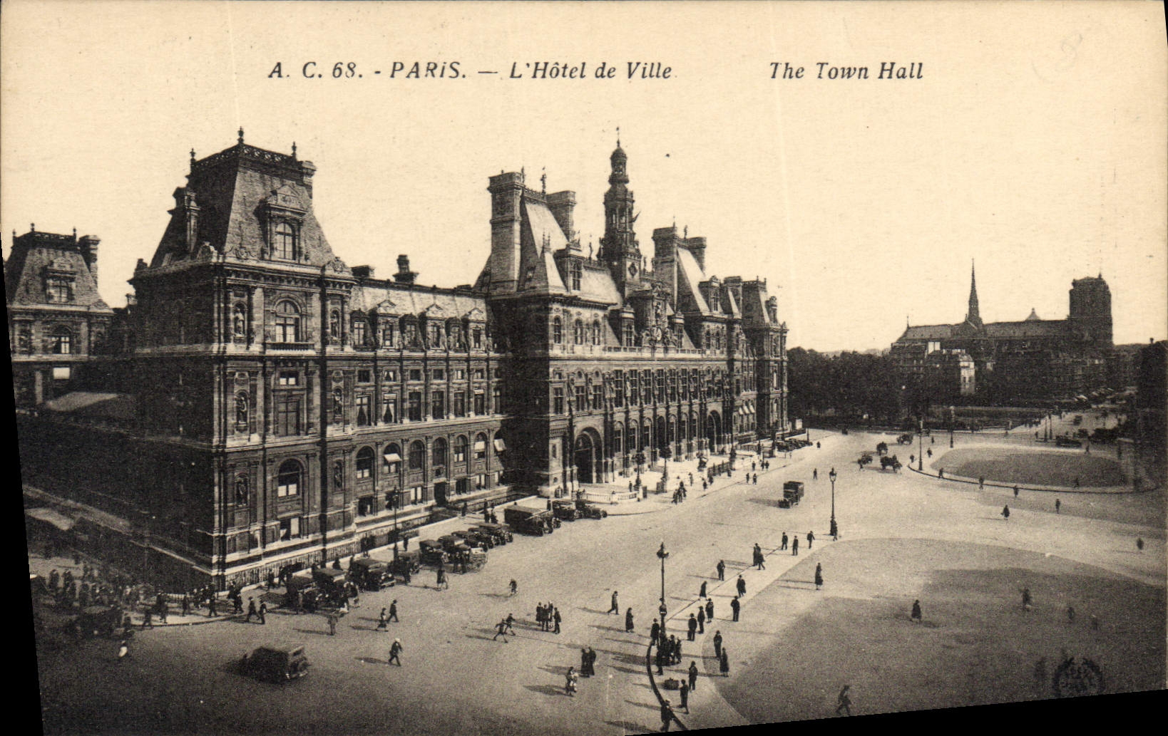 CPA Paris L'Hotel de Ville