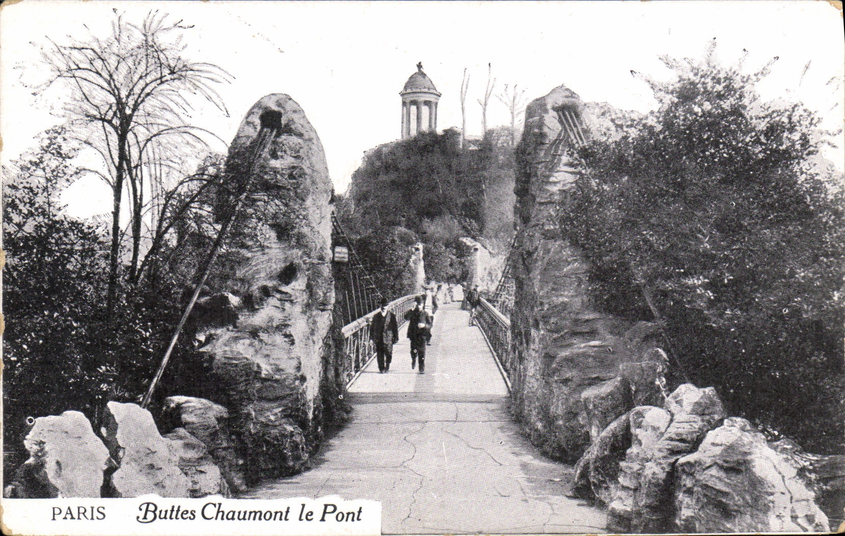 CPA Paris Buttes Chaumont le Pont