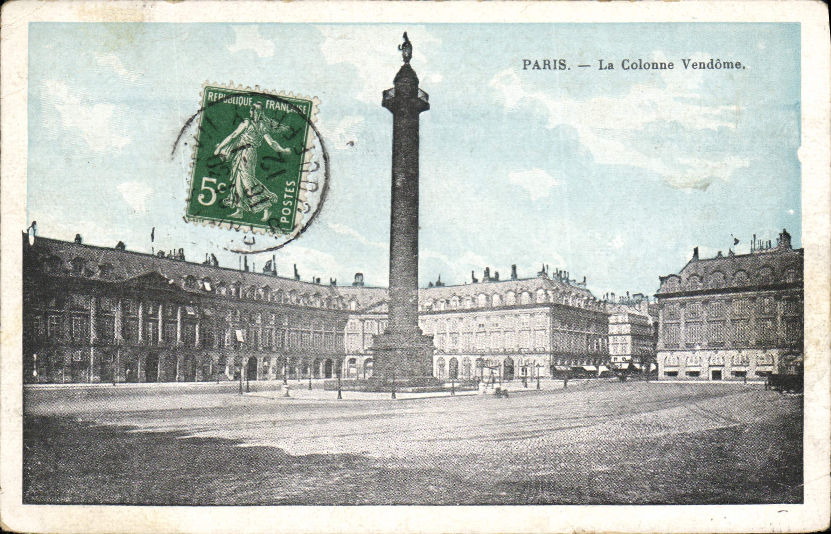 CPA Paris La Colonne Vendome
