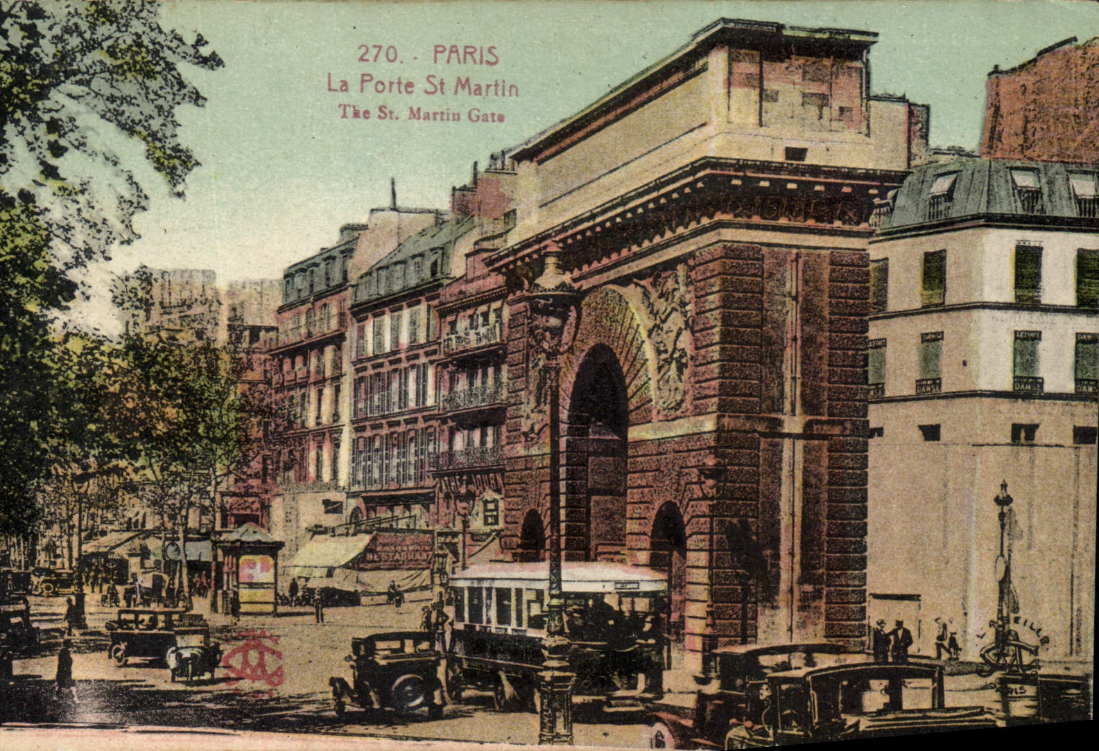 CPA Paris La Porte St Martin