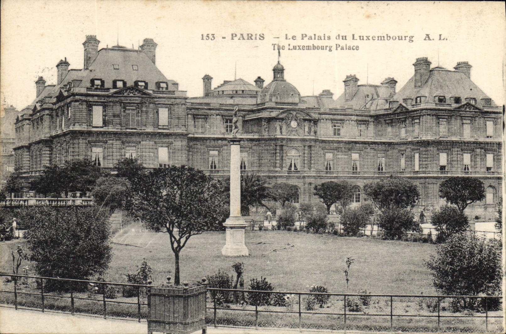 CPA Paris Le Palais du Luxembourg