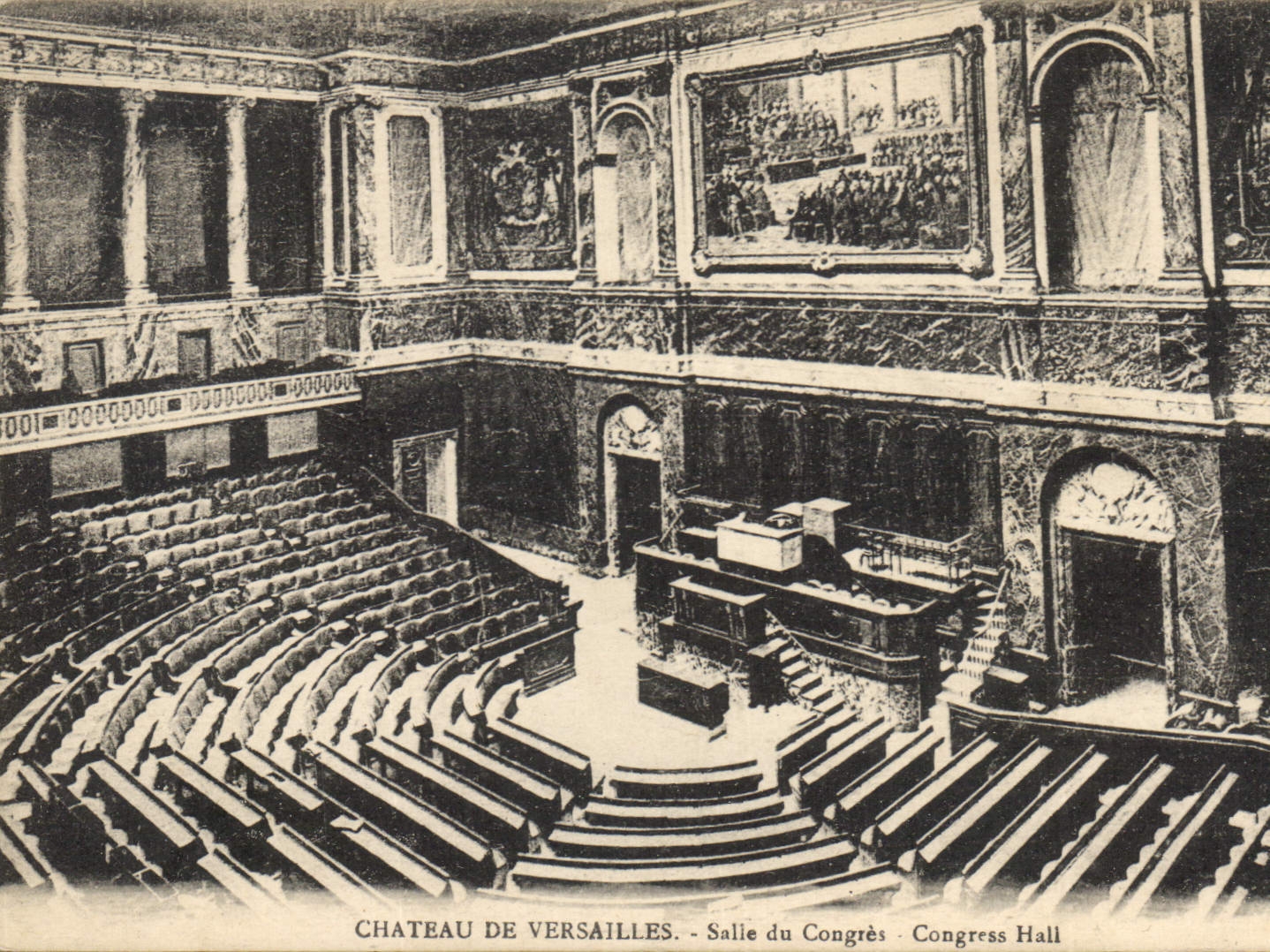 CPA Chateau de Versailles Salle du Congres