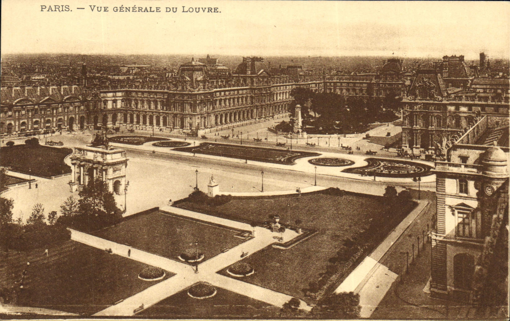 CPA Paris Vue generale du Louvre