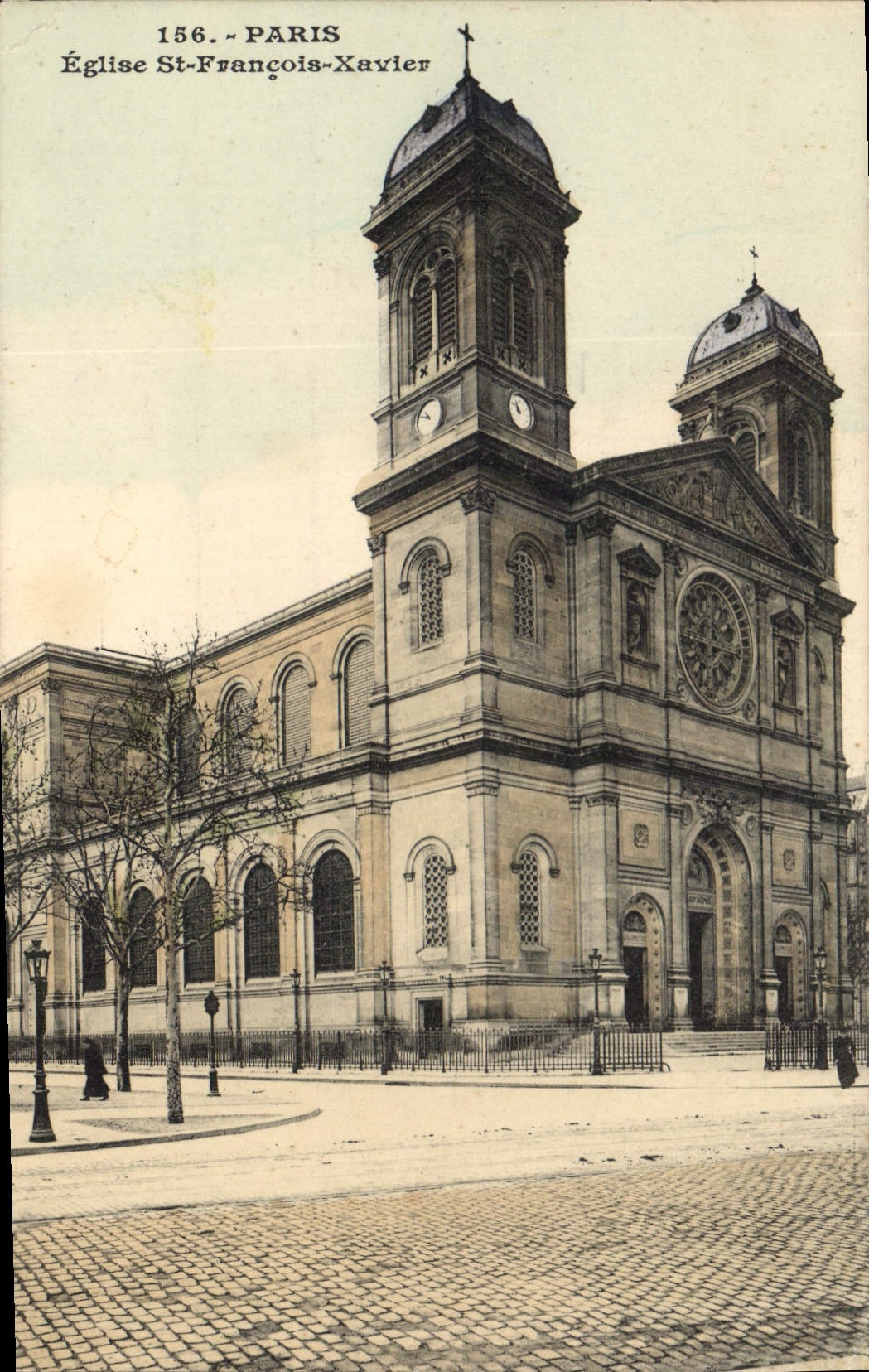 CPA Paris Eglise St Francois Xavier