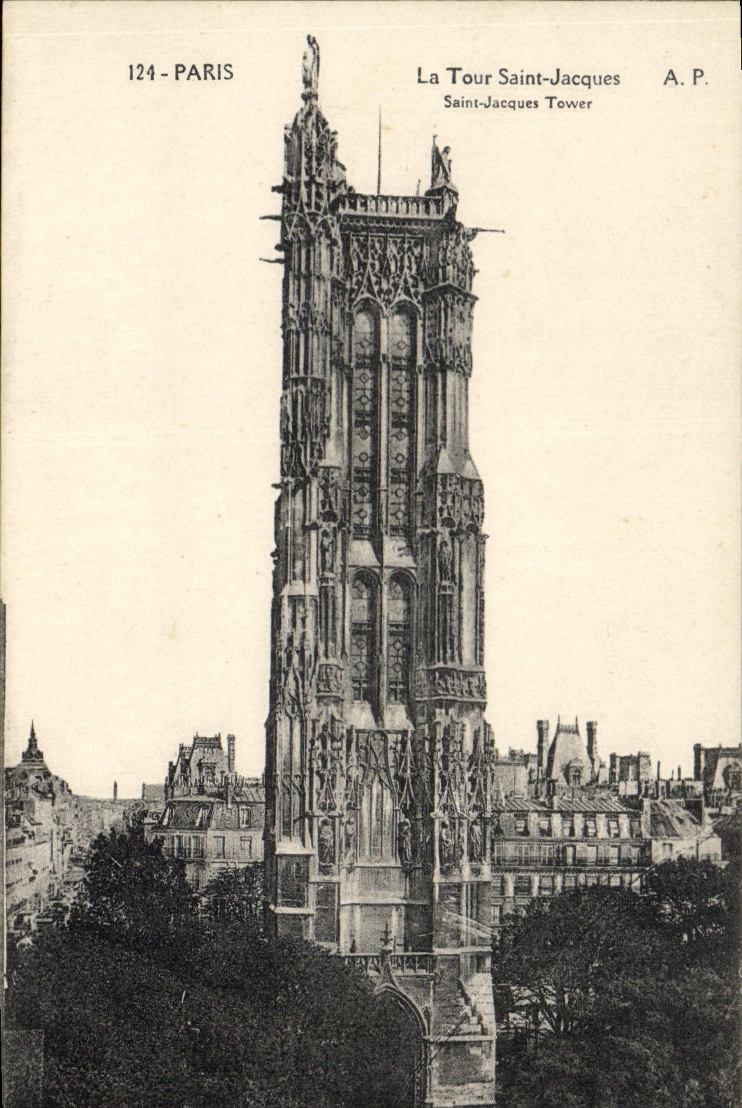 CPA Paris La Tour Saint Jacques