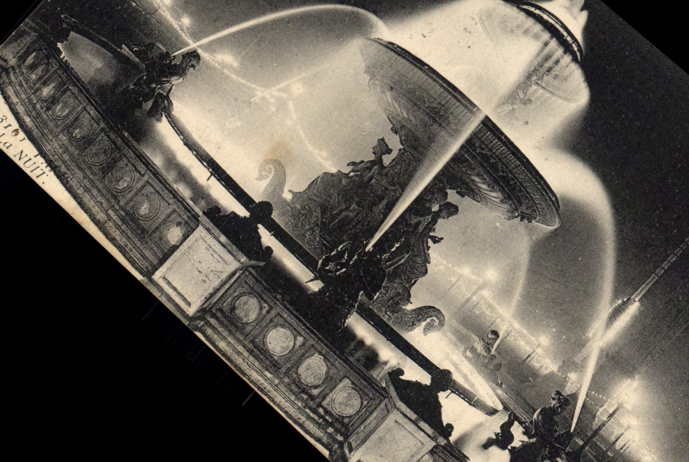 CPA Paris Place de la concorde Fontaine