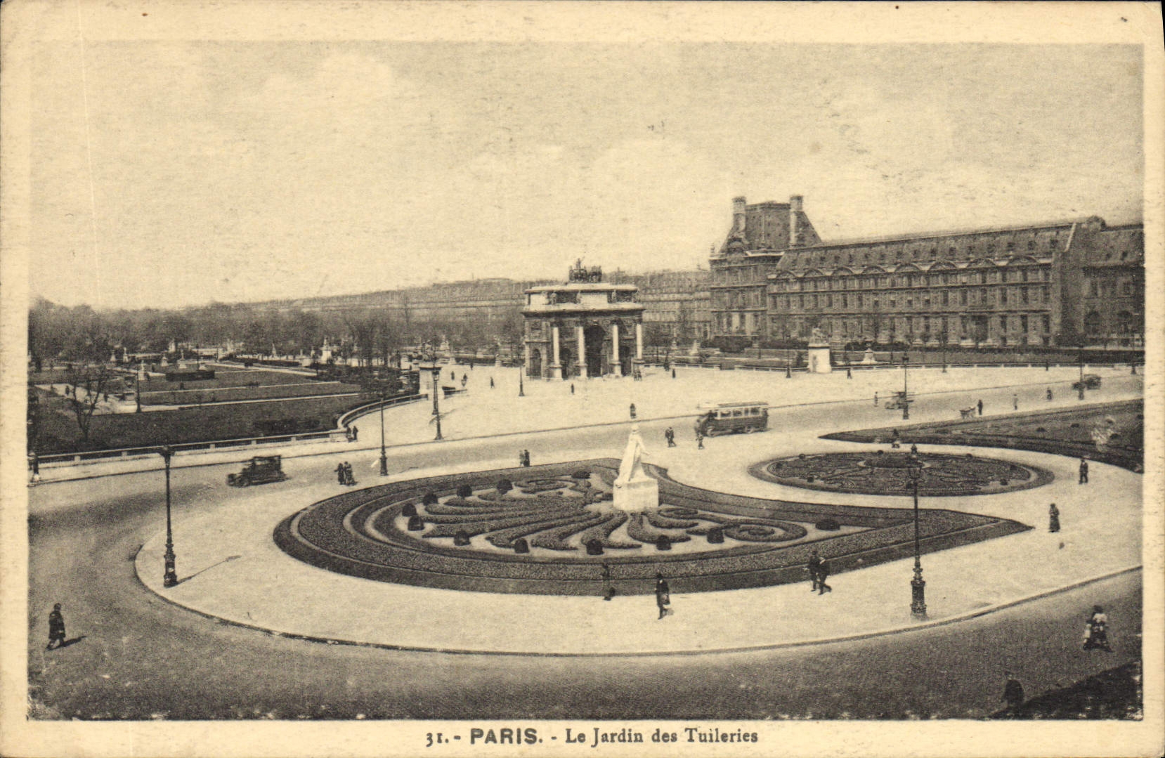 CPA Paris La Jardin des Tuileries