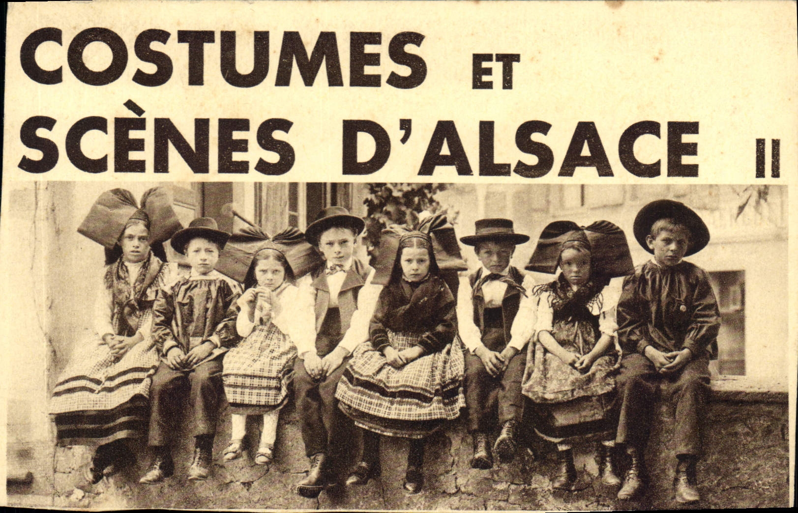 CPA Costumes et Scenes d'Alsace