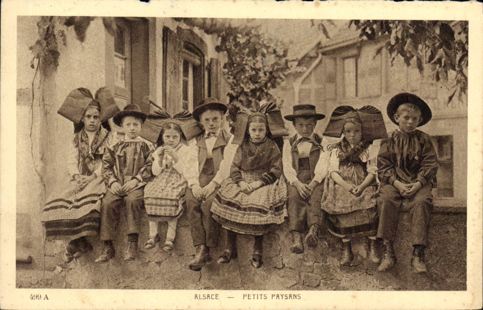 CPA Alsace Petits Paysans