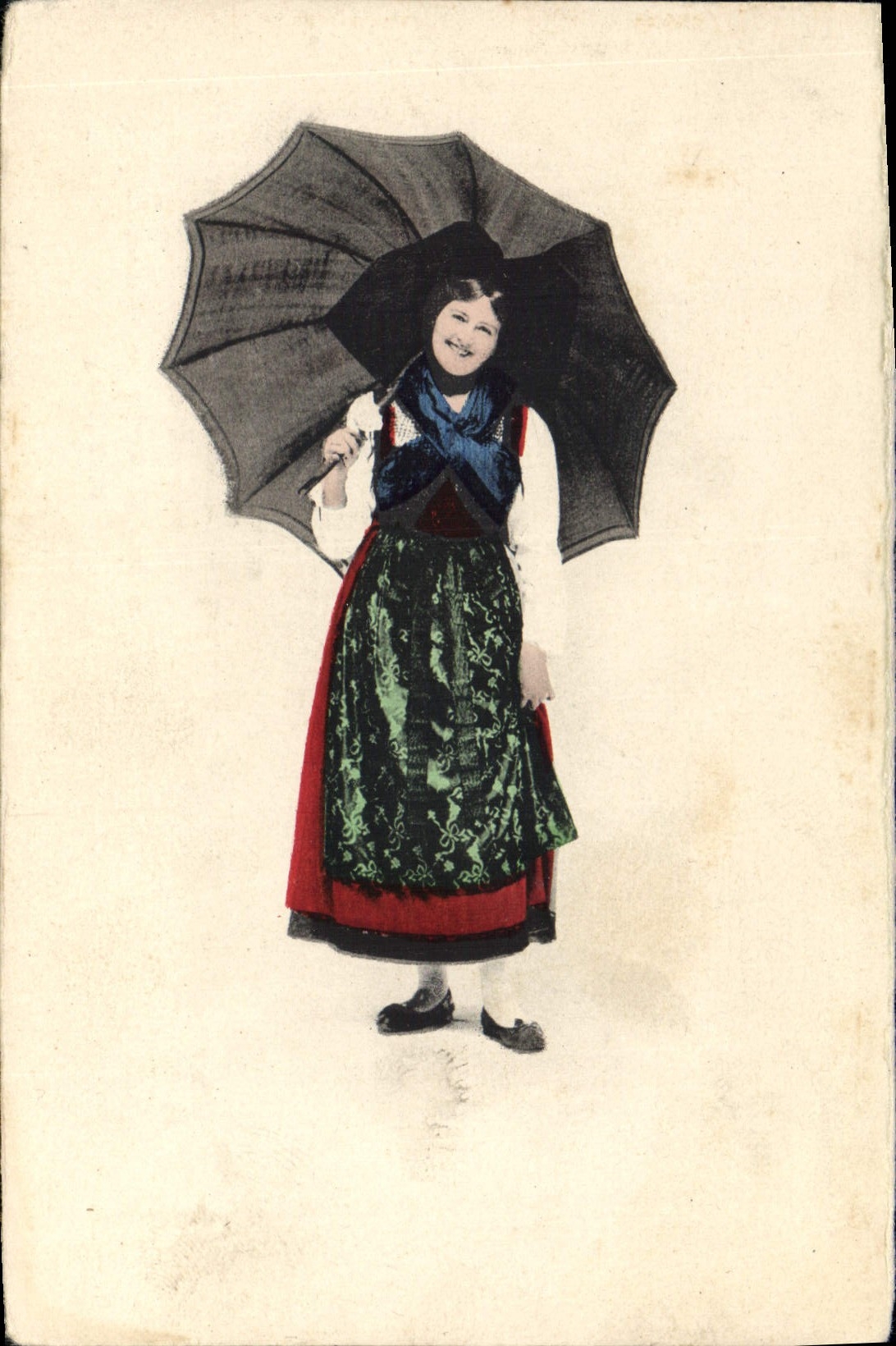 CPA Folklore Alsacienne Folklore