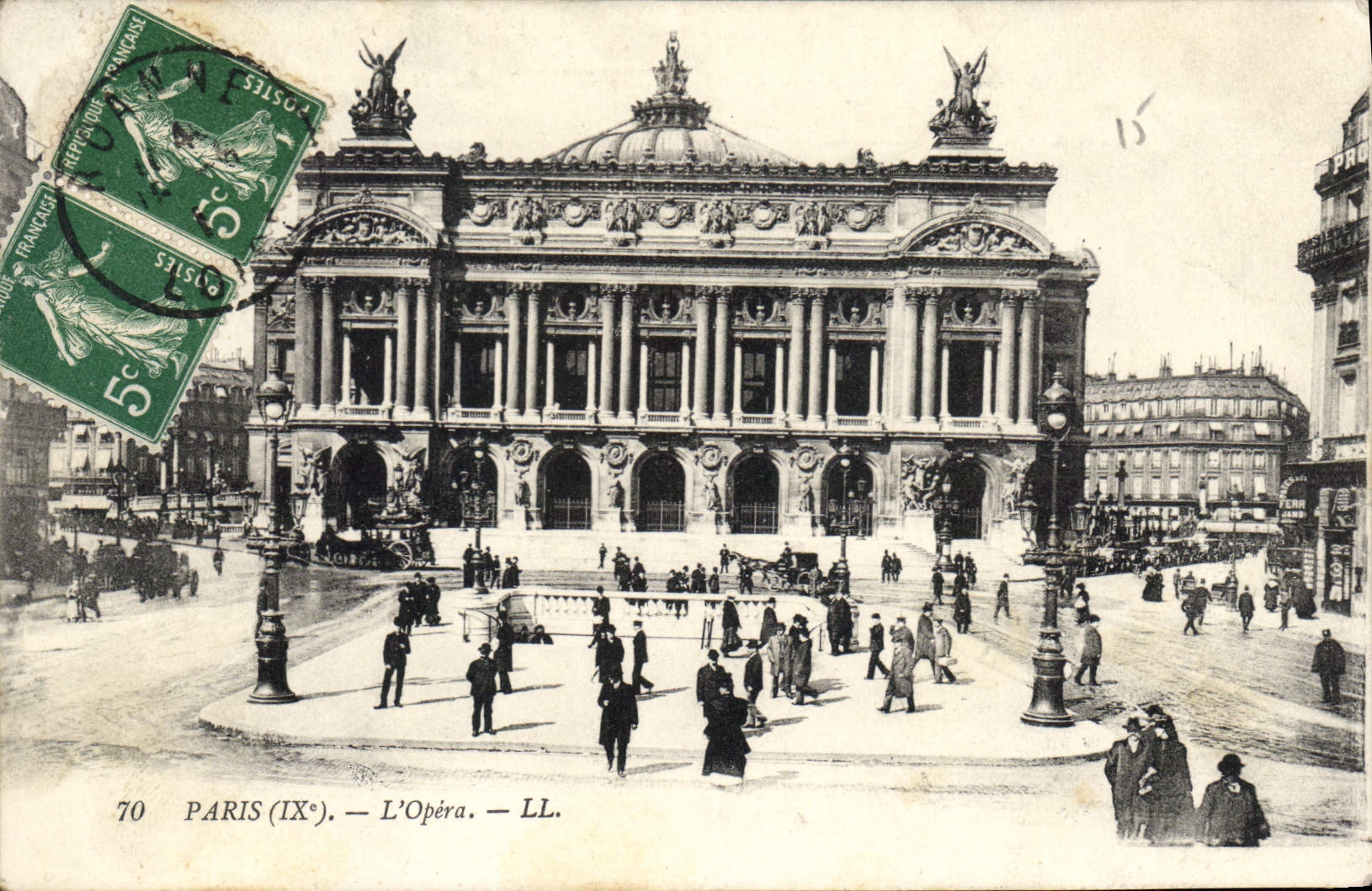 CPA Paris (IXe) L'Opera