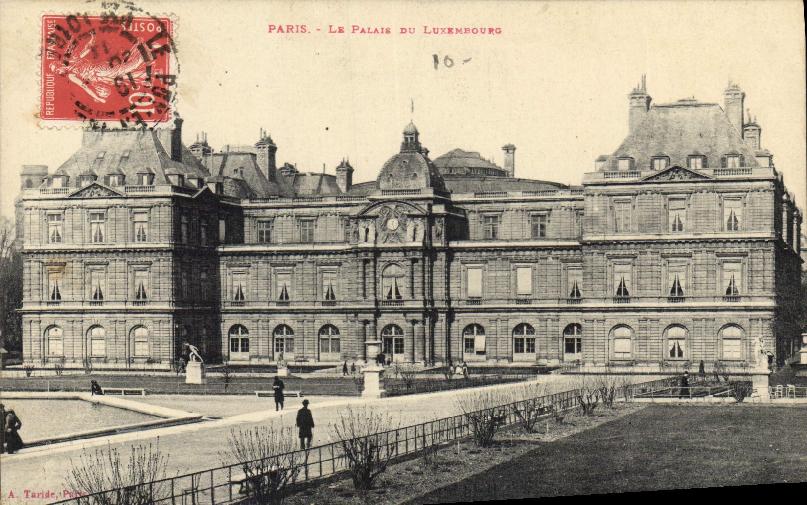 CPA Paris Le Palais du Luxembourg