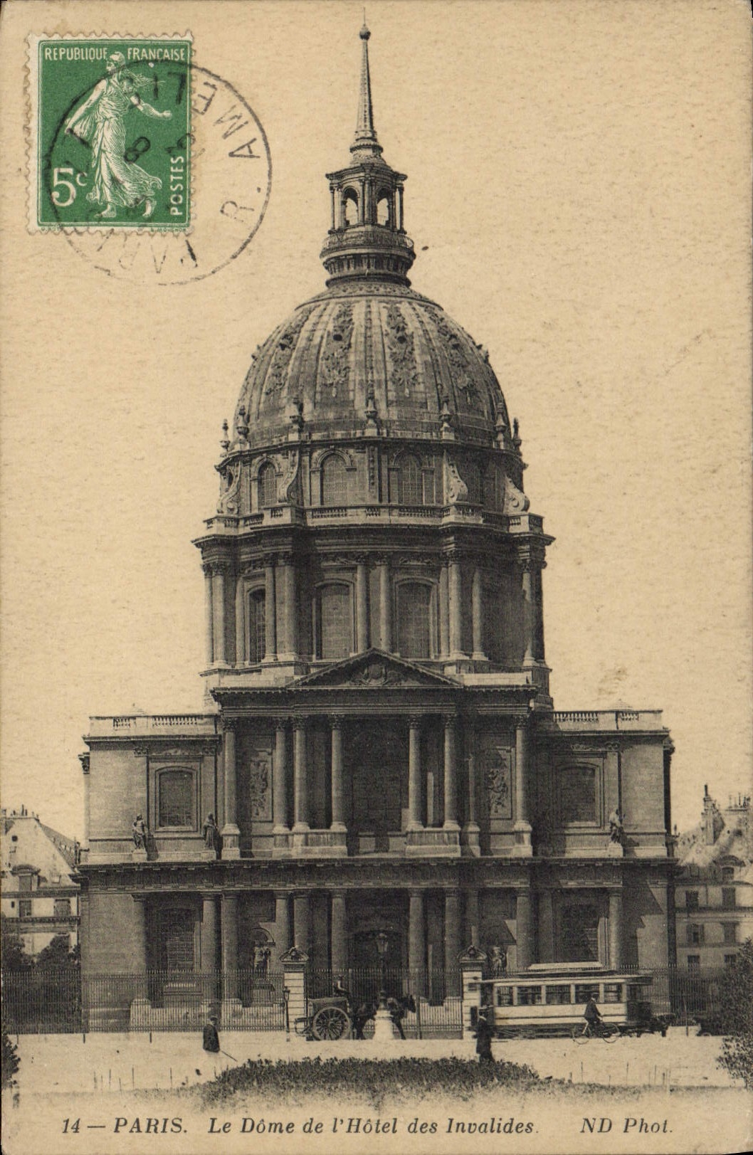 CPA Paris Le Dome de l'Hotel des Invalides