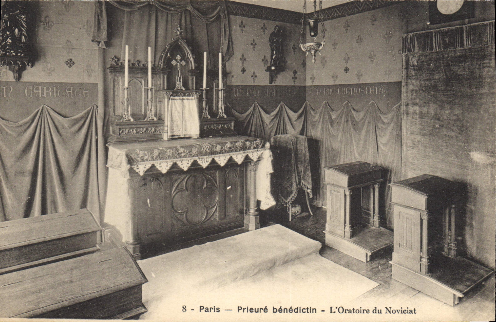 CPA Paris Prieure benedictin L'Oratoire du Noviciat