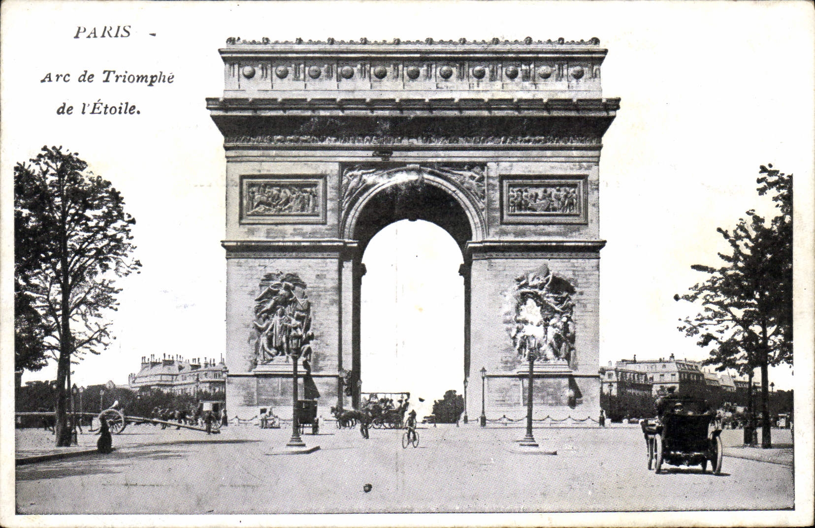 CPA Paris Arc de Triomphe de L'Etoile