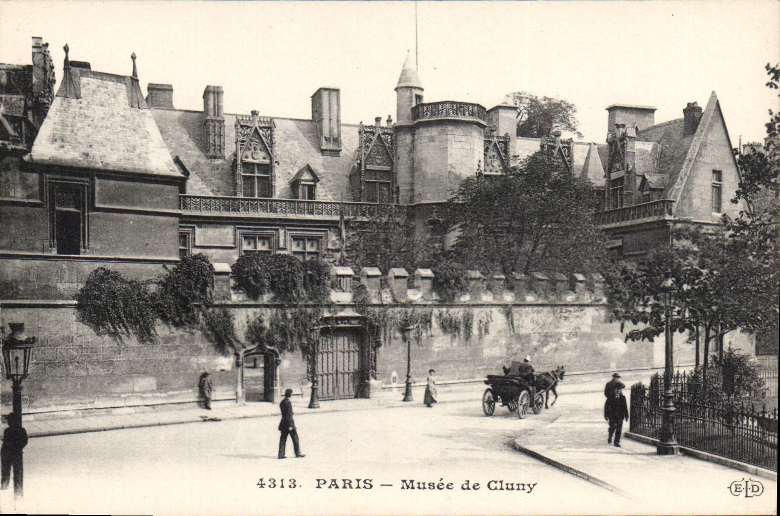 CPA Paris Musee de Cluny