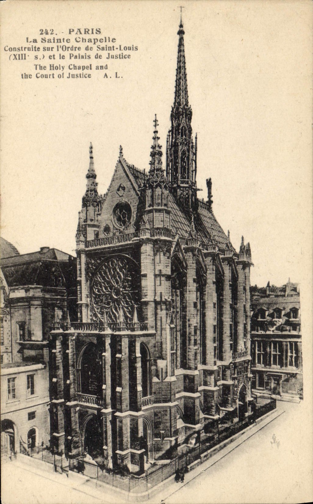 CPA Paris La Sainte Chapelle