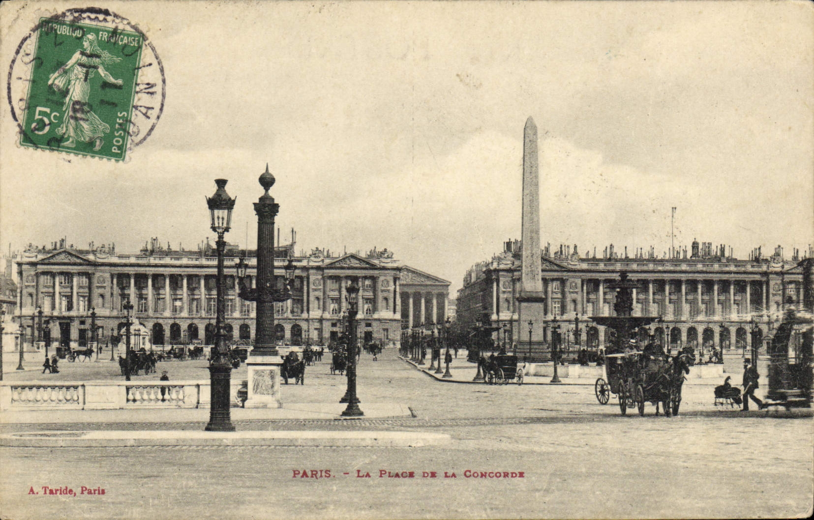 CPA Paris La Place de la Concorde
