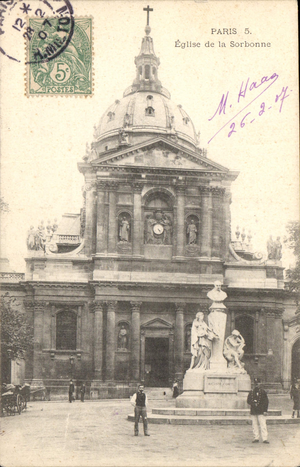 CPA Paris Eglise de la Sorbonne