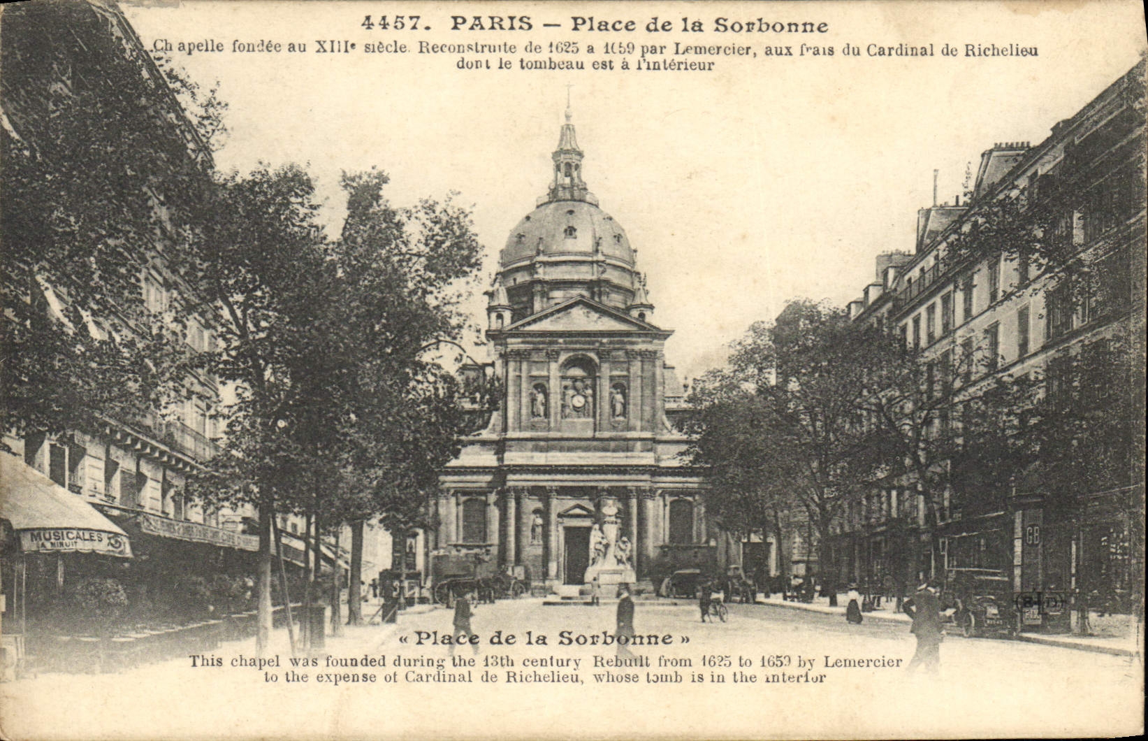 CPA Paris Place de la Sorbonne