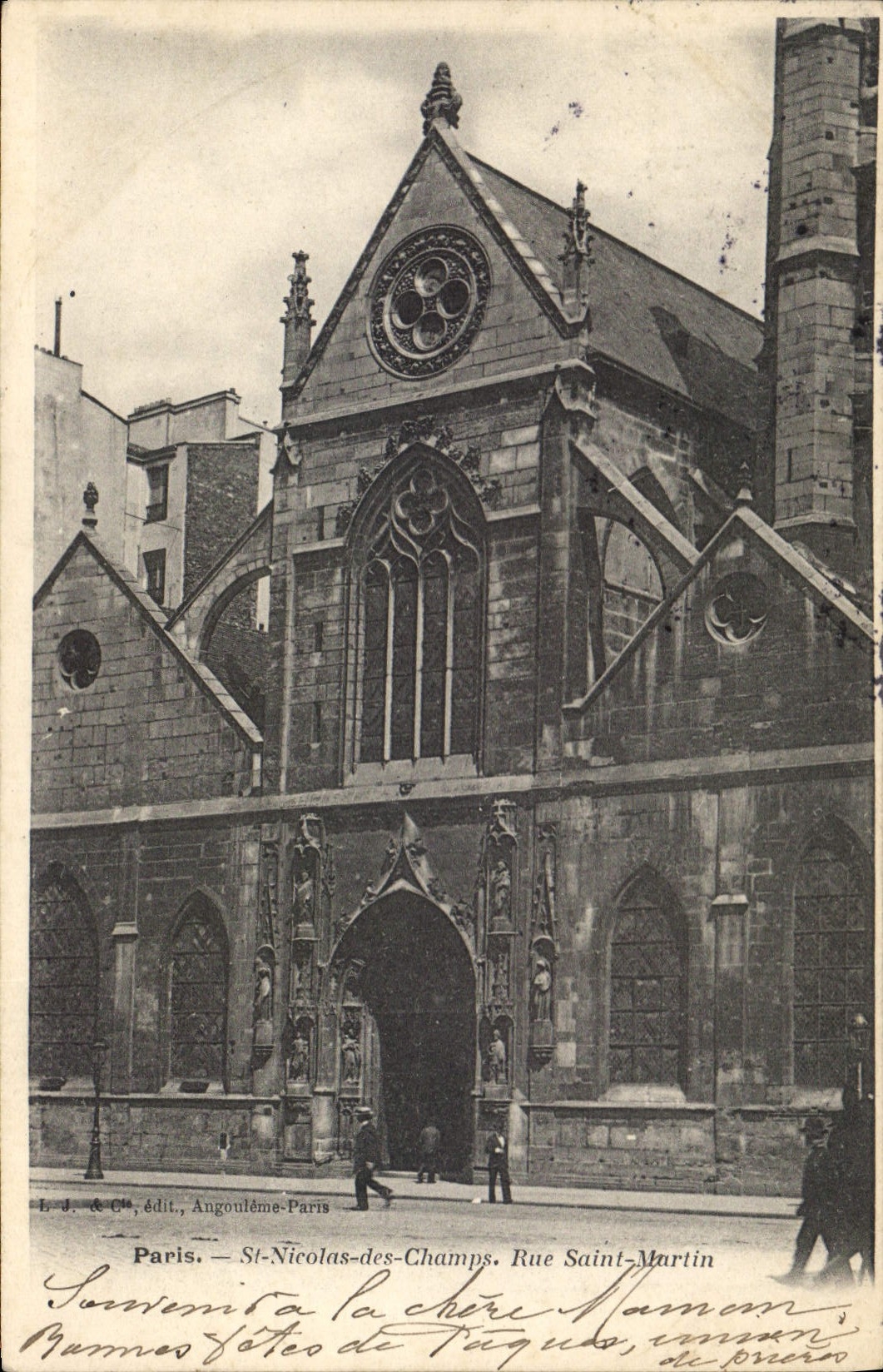 CPA Paris St Nicolas des Champs Rue Saint Marlin