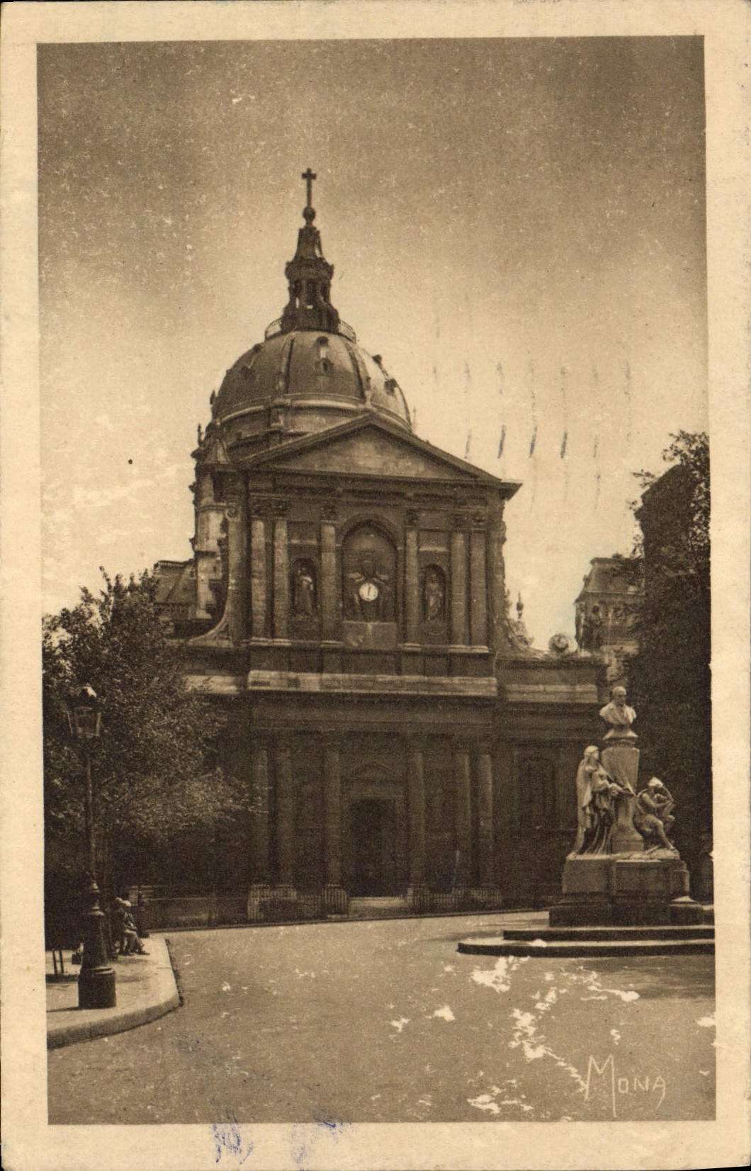 CPA Paris La Sorbonne l'eglise
