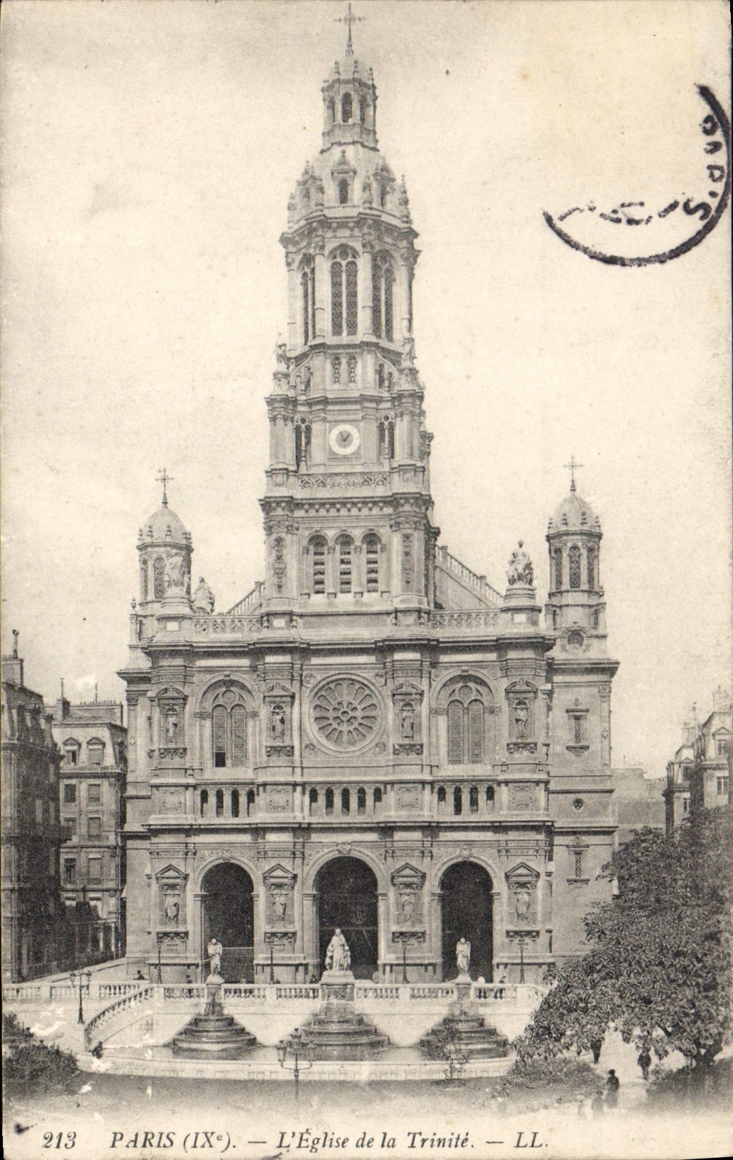 CPA Paris L'Eglise de la Trinite