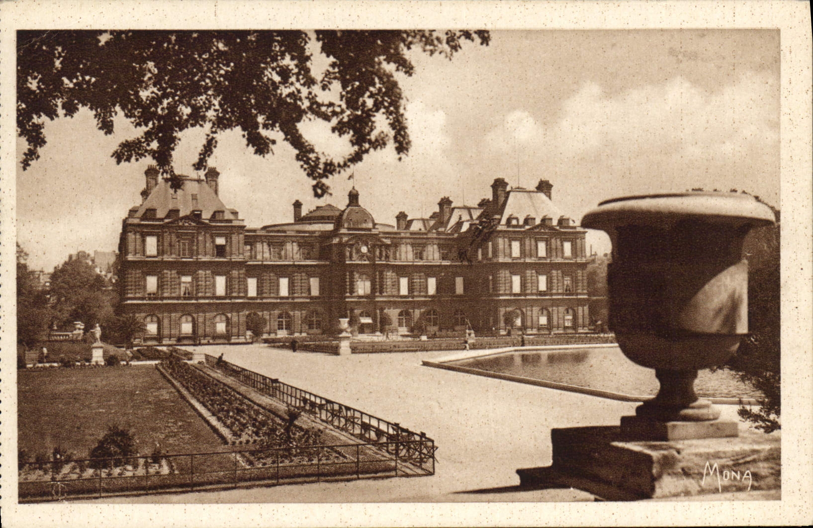 CPA Paris Le Palais du Luxembourg