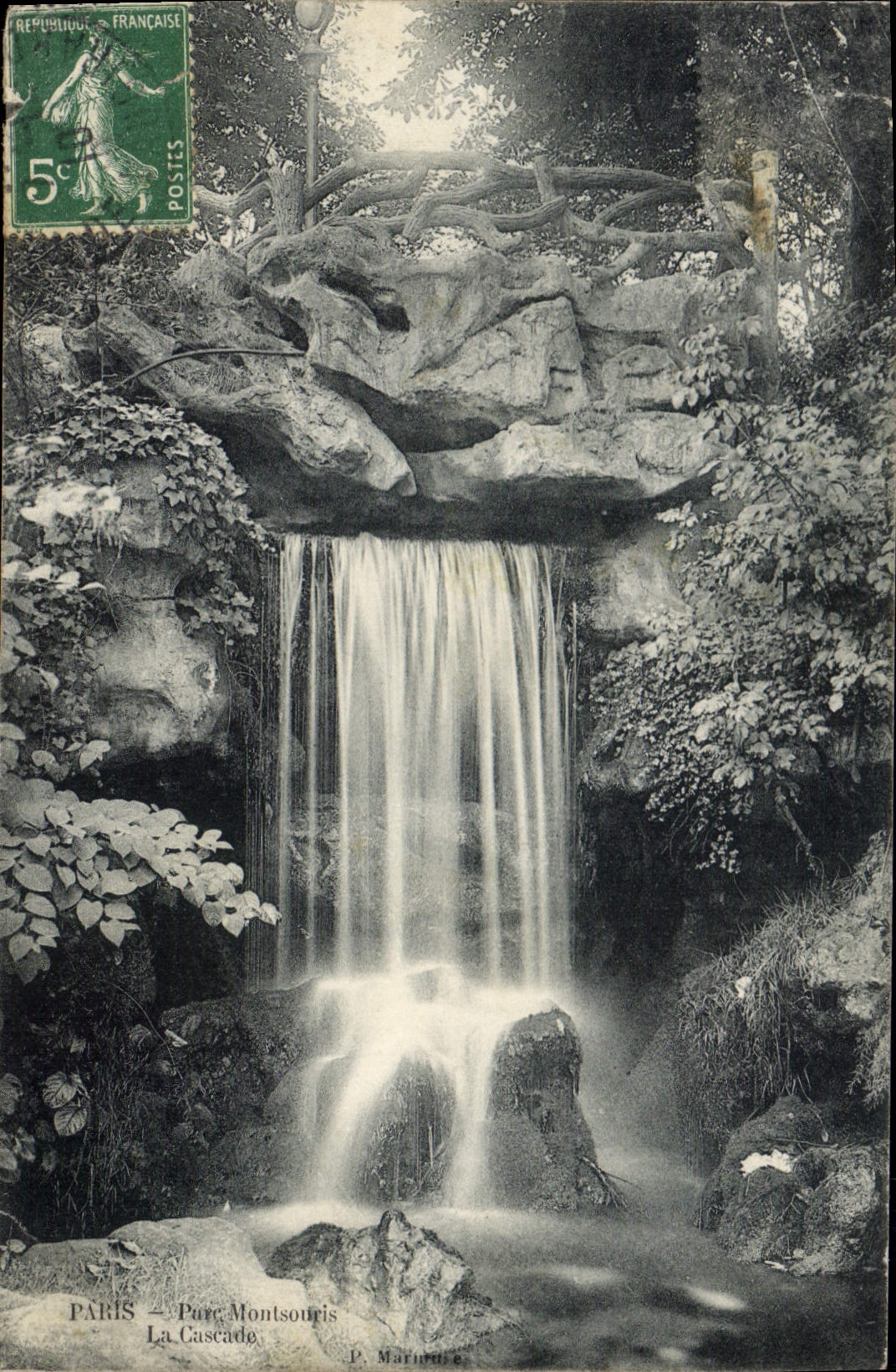 CPA Paris Parc Montsouris La Cascade