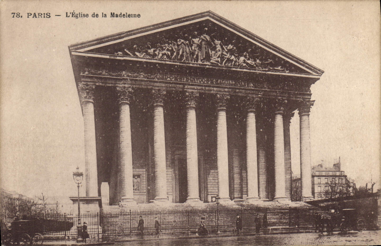 CPA Paris L'Eglise de la Madeleine