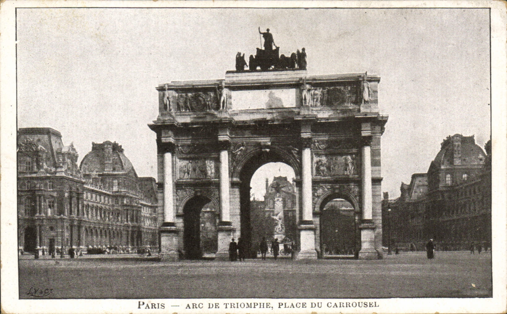 CPA Paris Arc de Triomphe Place Du Carrousel