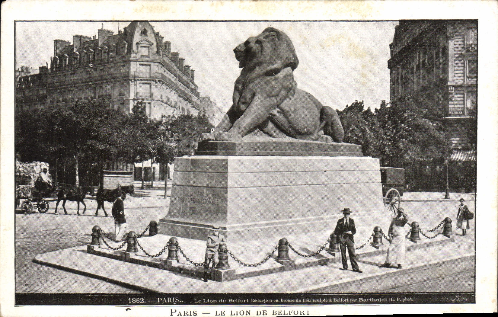CPA Paris Le Lion de Belfort