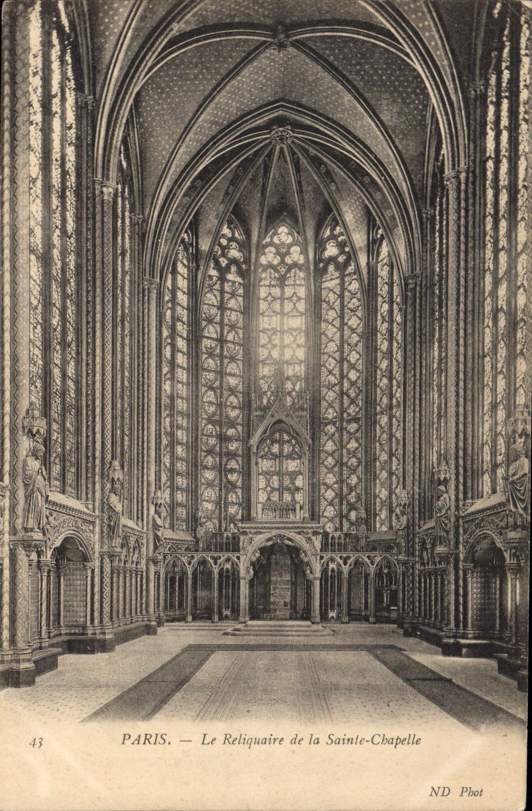 CPA Paris La Reliquaire de la Sainte Chapelle