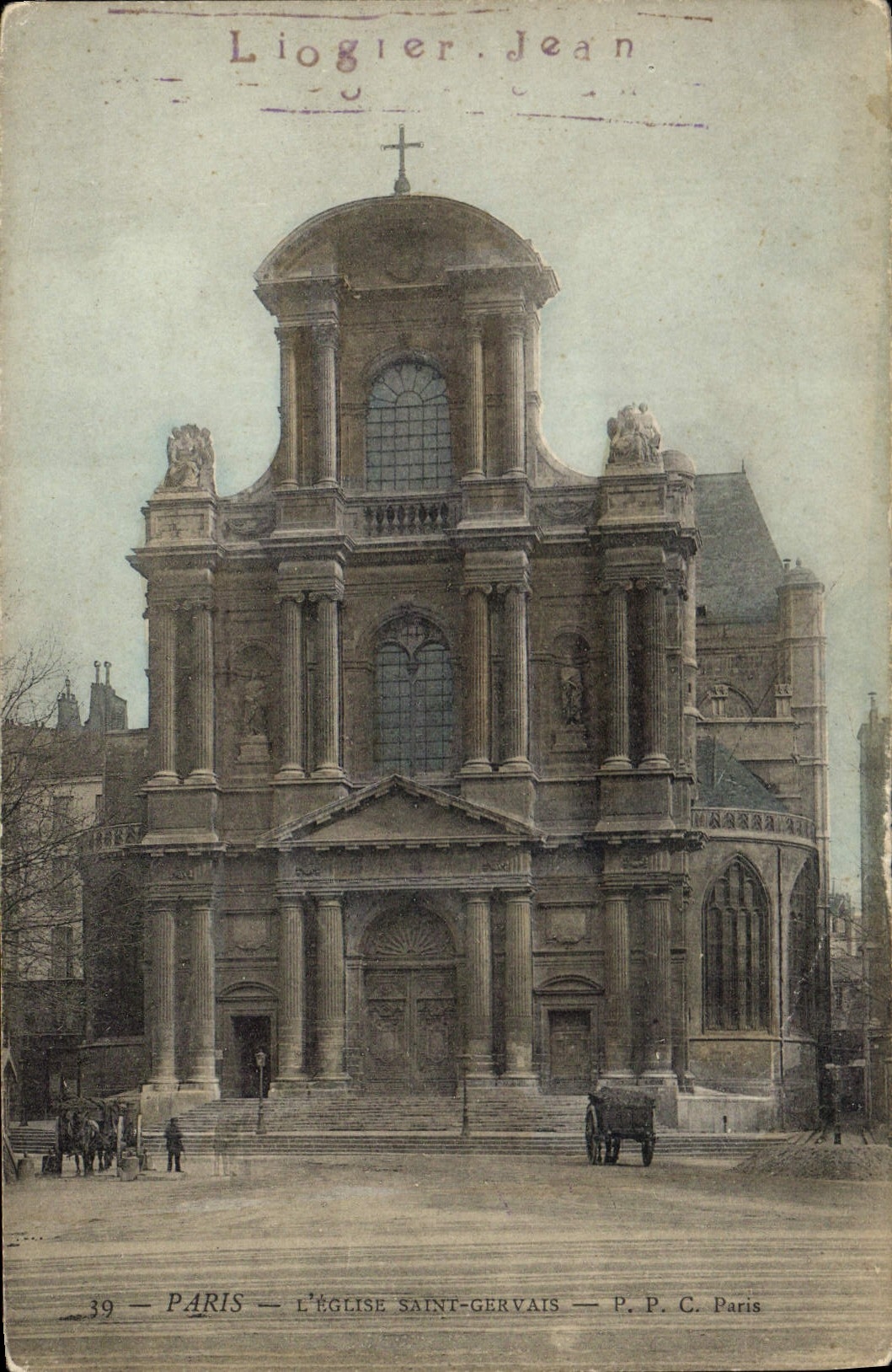 CPA Paris L'Eglise Saint Gervais