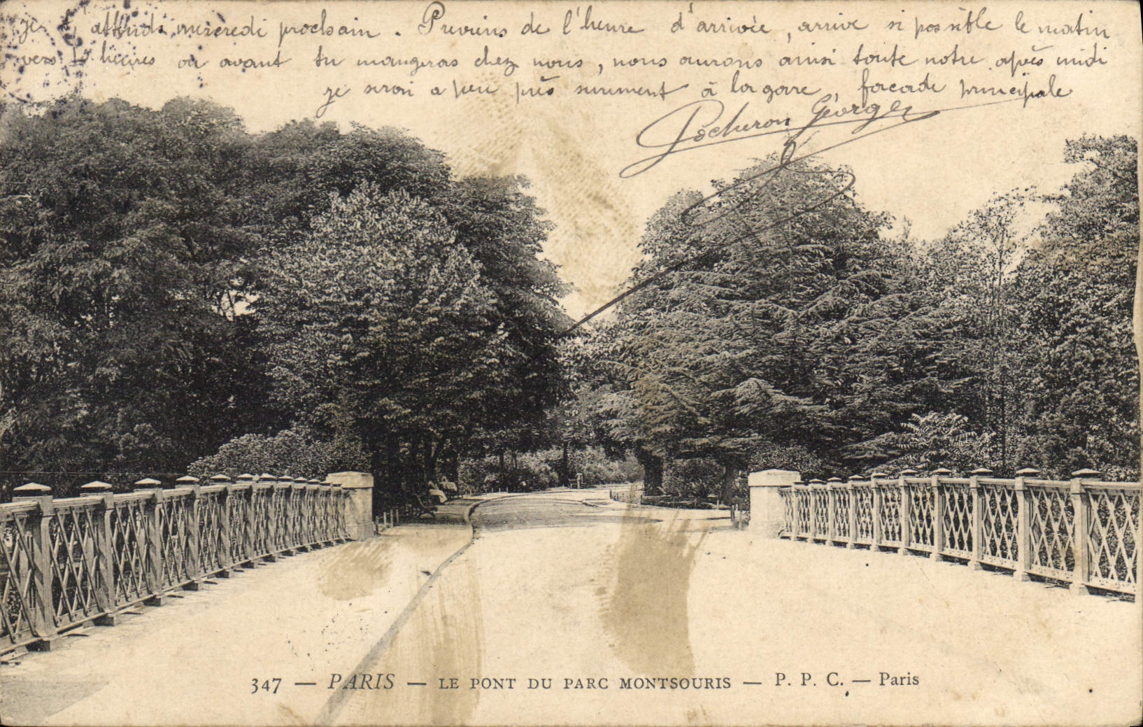 CPA Paris Le Font Du Parc Montsouris