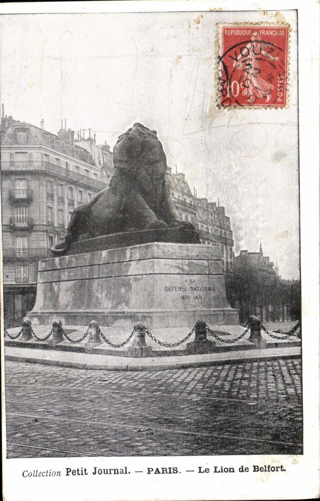 CPA Paris Le Lion de Belfort