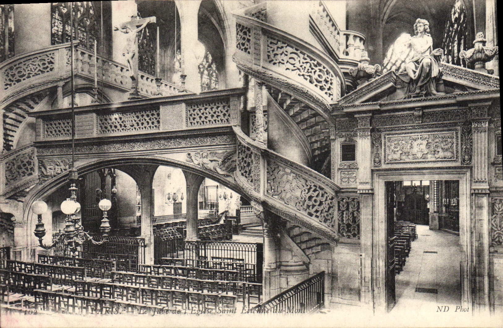 CPA Paris Eglise Saint Etienne