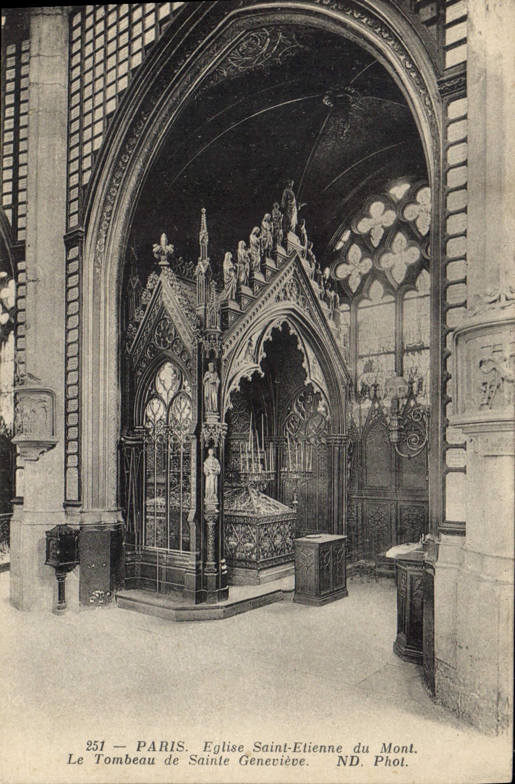 CPA Paris Eglise Saint Etienne du Mont