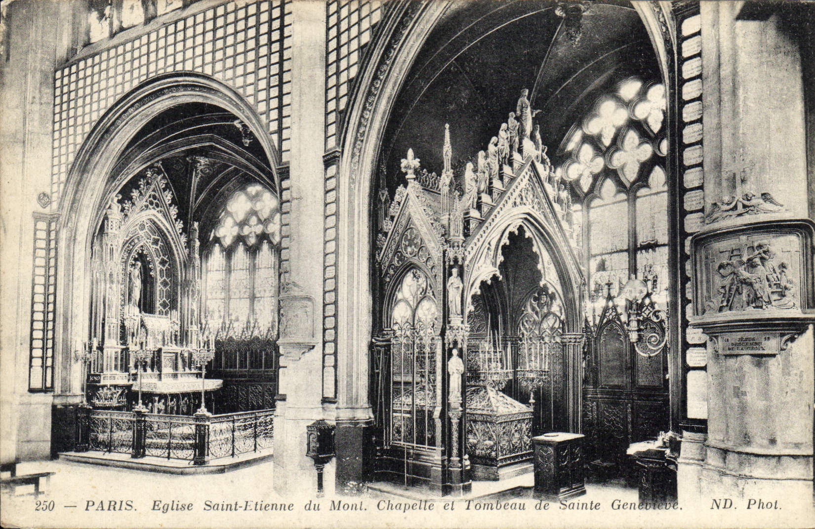 CPA Paris Eglise Saint Etienne du Mont