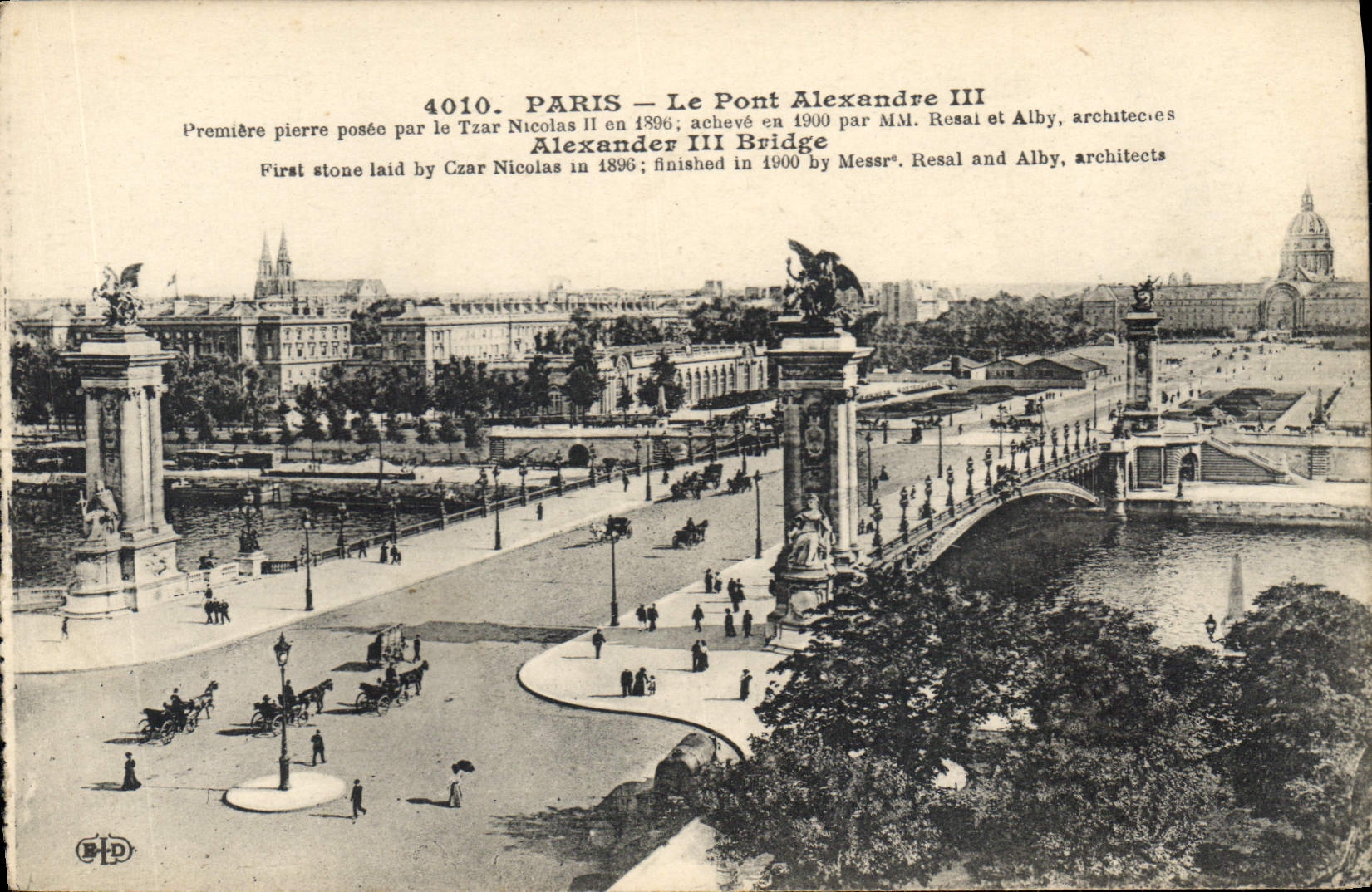 CPA Paris Le Pont Alexandre III