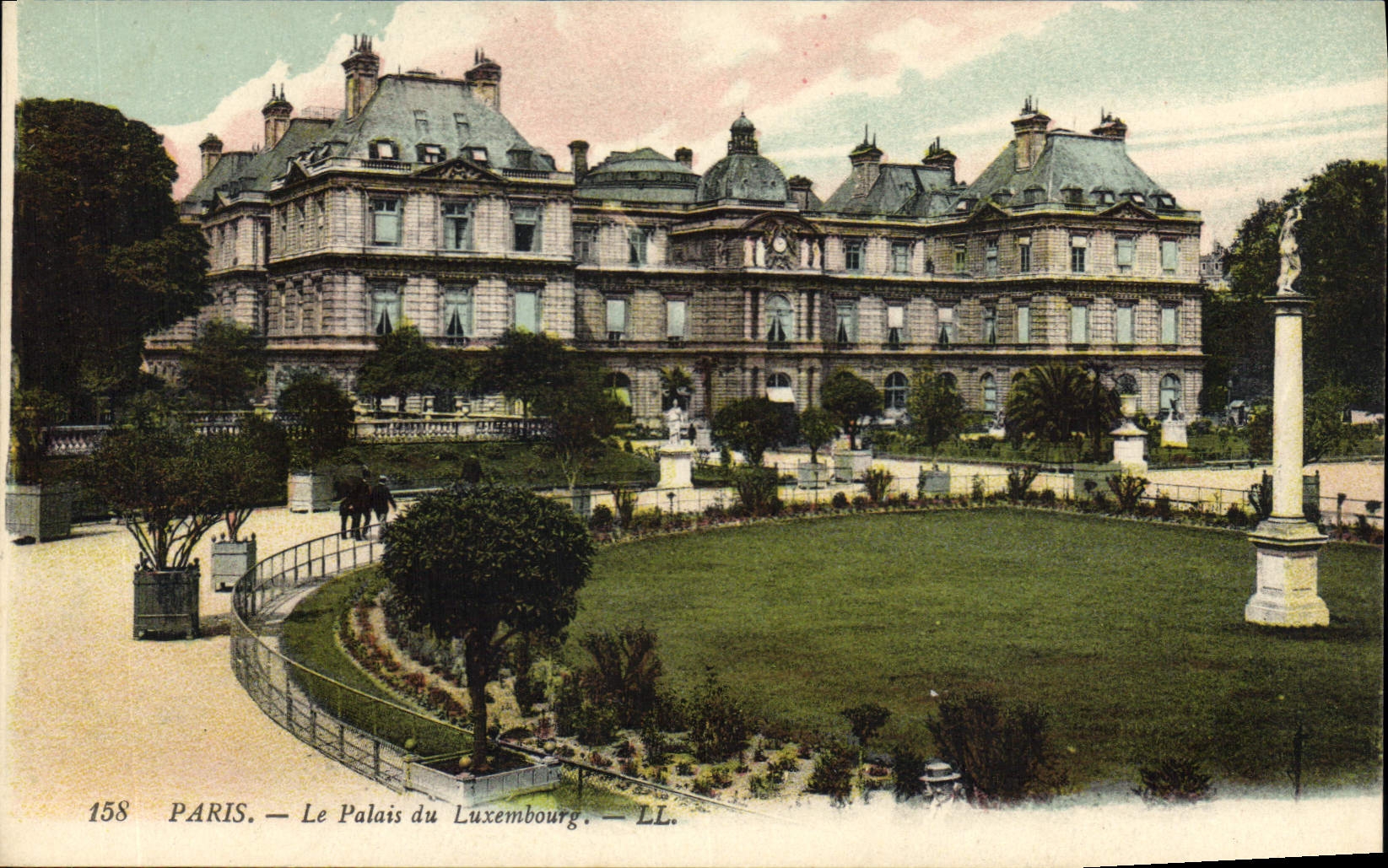 CPA Paris Le Palais du Luxembourg
