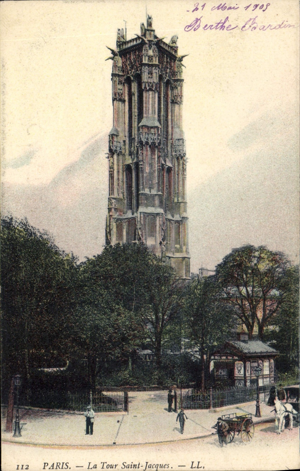 CPA Paris La Tour Saint Jacques