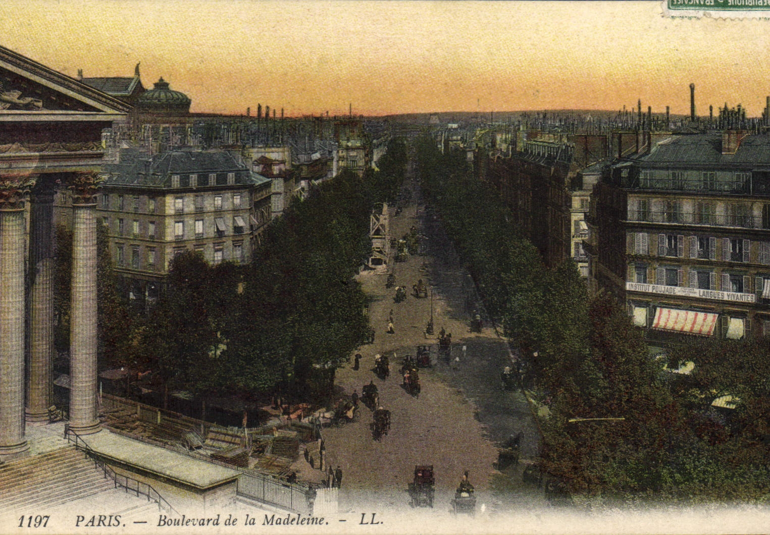 CPA Paris Boulevard de la Madeleine