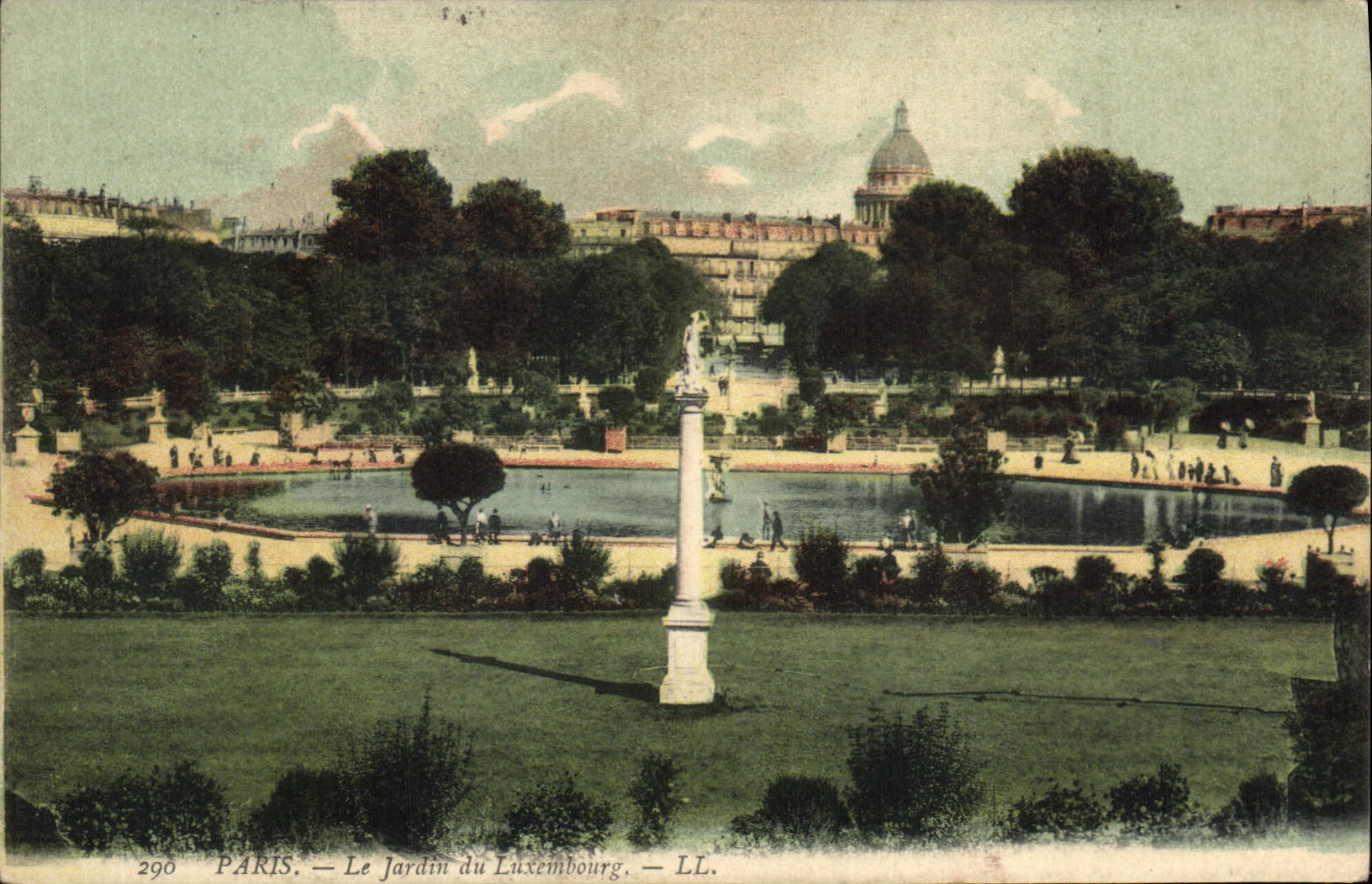 CPA Paris Le Jardin du Luxembourg