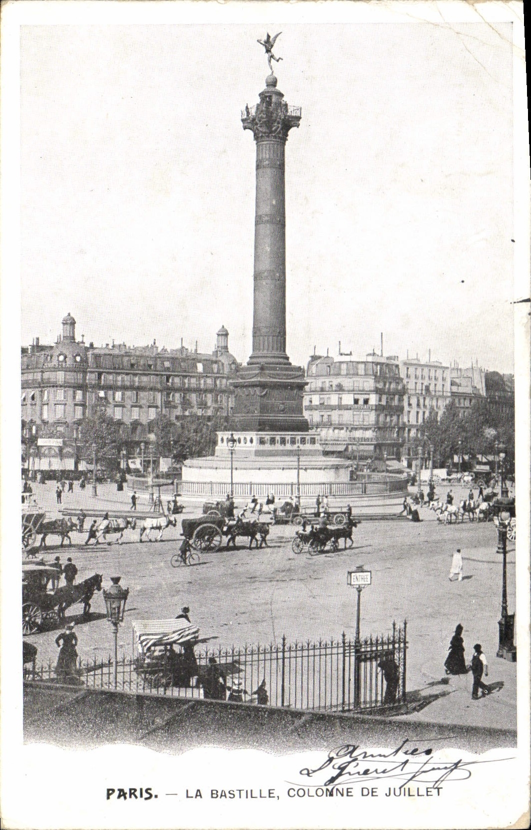 CPA Paris la Bastille Colonne du Juillet