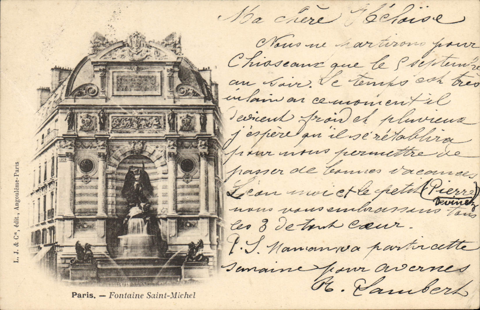 CPA Paris Fontaine Saint Michel