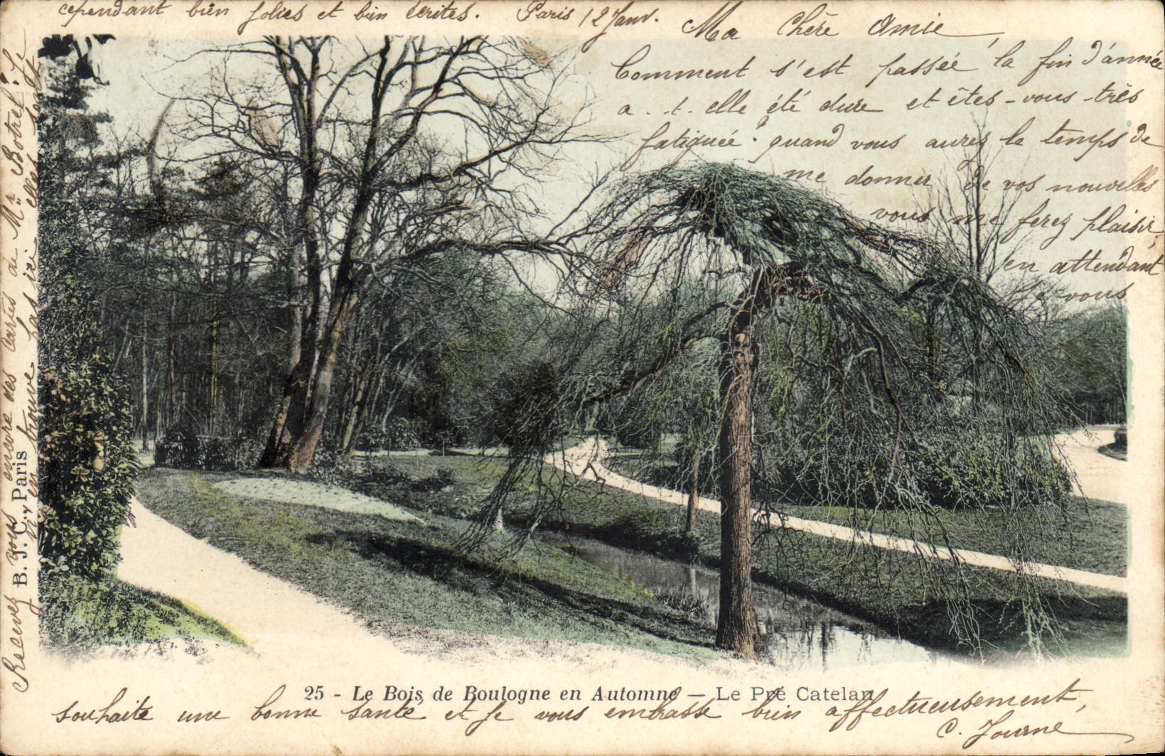 CPA Les Bois de Boulogne en Automne Le Parc Catelan