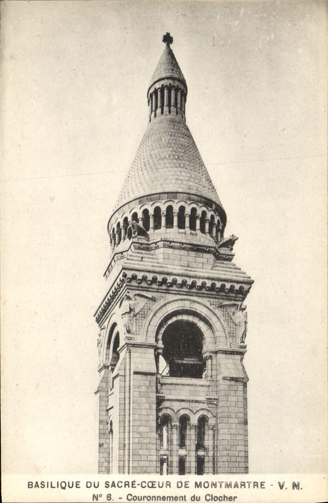 CPA Basilique du Sacre Couer Couronnement du Clocher