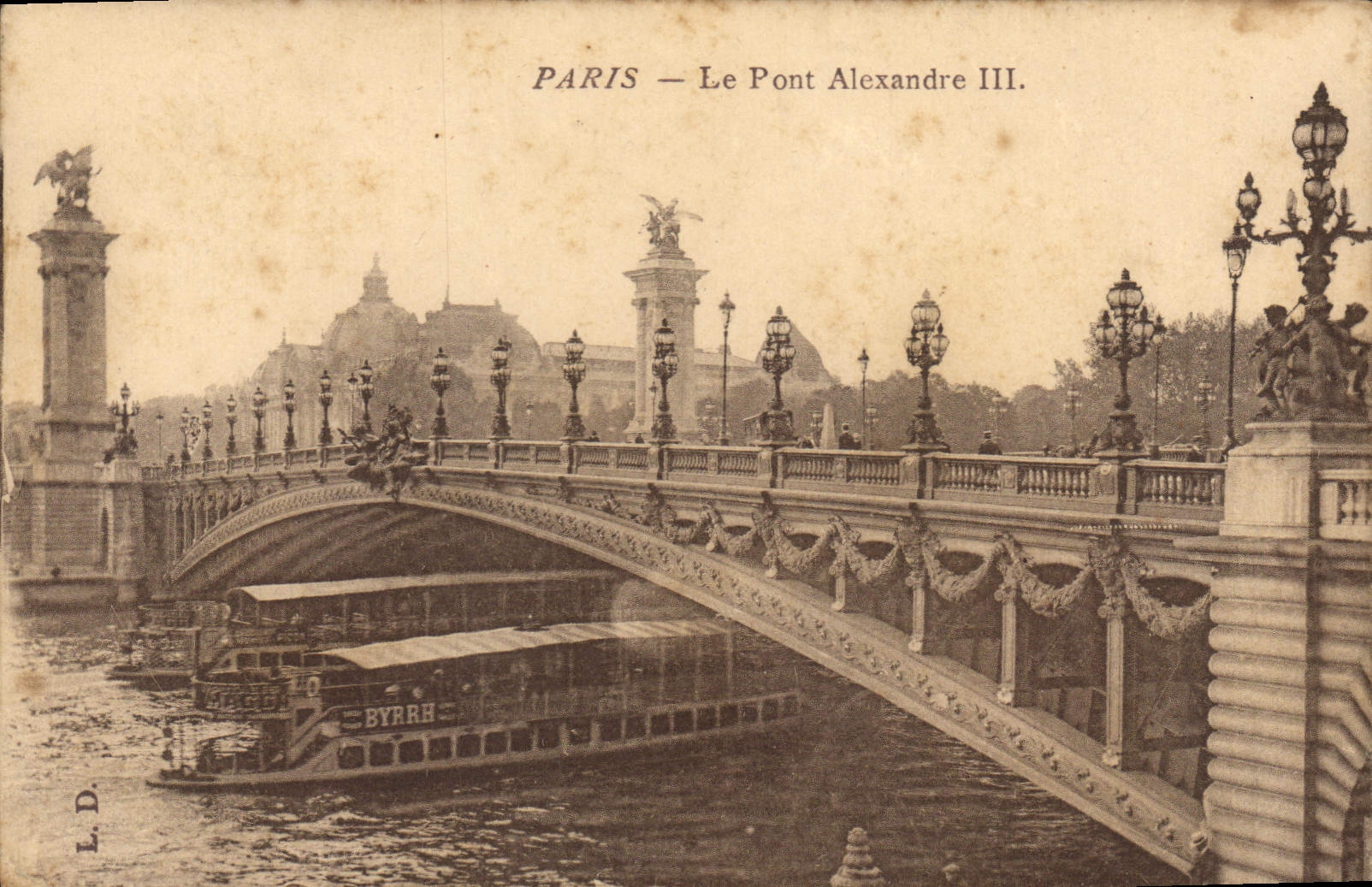 CPA Paris Le Pont Alexandre III