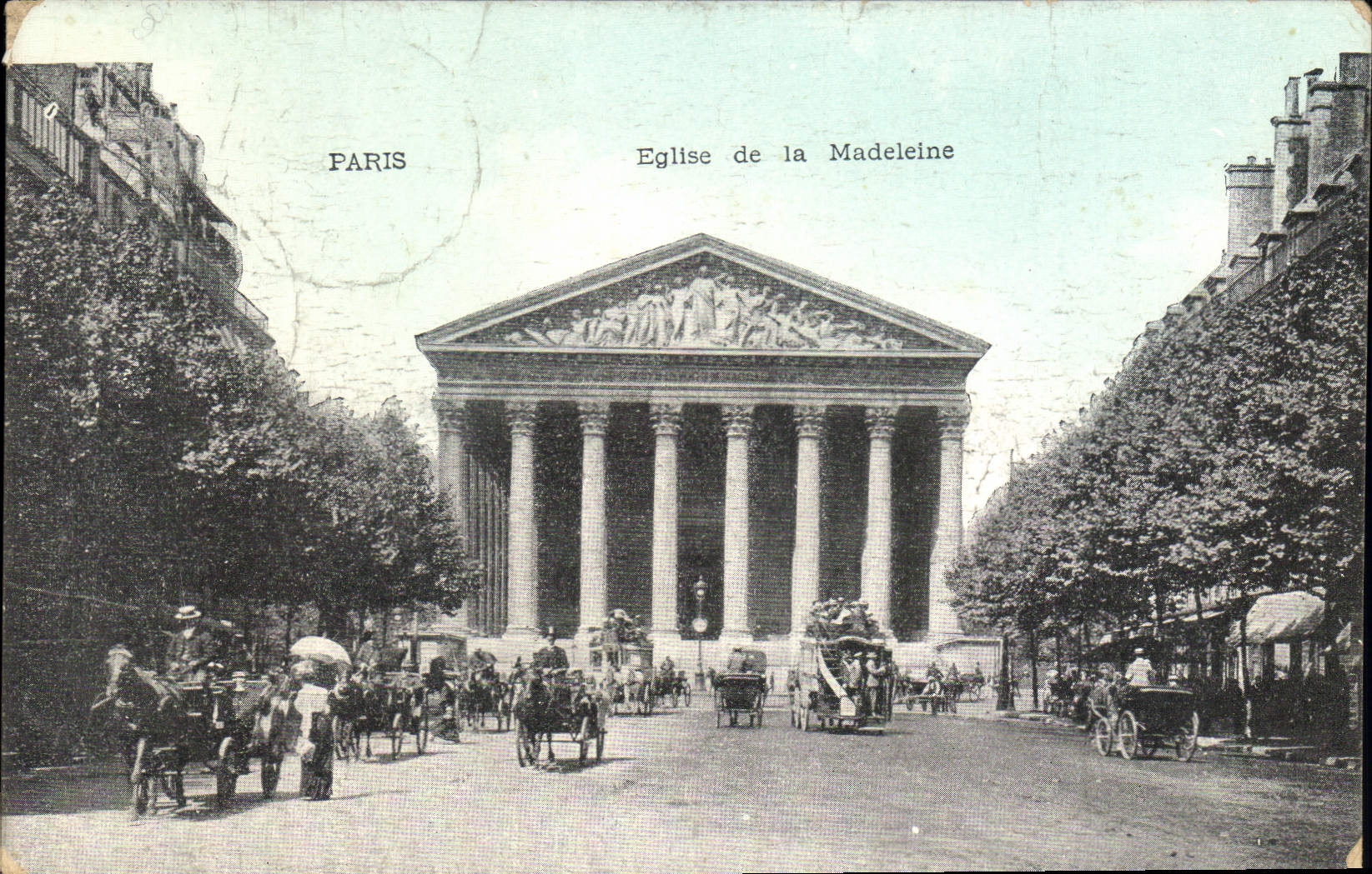 CPA Paris Eglise de la Madeleine